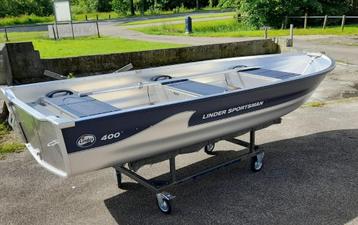 Linder sportsman 400 aluminium vis / toerboot met gratis! beschikbaar voor biedingen