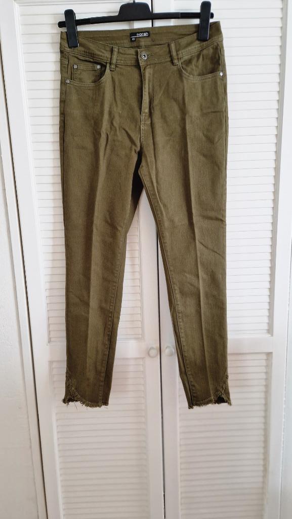 Norah Broek maat 40, Kleding | Dames, Broeken en Pantalons, Nieuw, Maat 38/40 (M), Groen, Ophalen