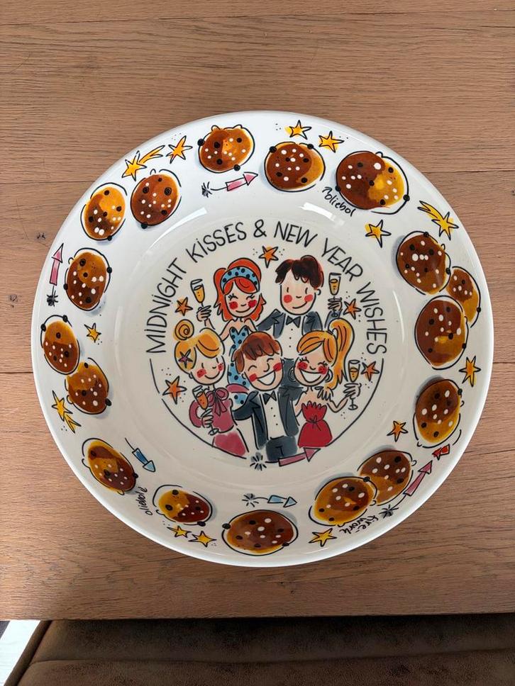 Blond Amsterdam Oliebollen Schaal - Zeer Netjes!, Huis en Inrichting, Keuken | Servies, Zo goed als nieuw, Schaal of Schalen, Blond Amsterdam