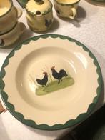 twee diepe borden Kip en Haan, Ophalen