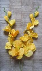 GLADIOOL - KUNST (LANG) GEEL & LILA, Ophalen of Verzenden, Nieuw