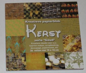  	 Kreatief papierblok Kerst  114226/7 beschikbaar voor biedingen