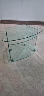 TV meubel glas, Minder dan 100 cm, 25 tot 50 cm, 50 tot 100 cm, Ophalen of Verzenden