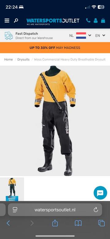 Drysuit Typhoon Woss L Men  beschikbaar voor biedingen