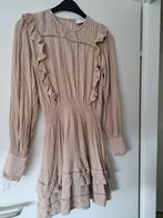 Neo noir jurk S/M, Maat 38/40 (M), Neo noir, Beige, Ophalen of Verzenden