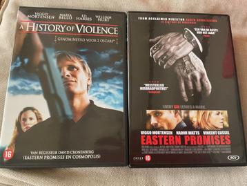 Map 2 dvd’s A history of violence, crimi beschikbaar voor biedingen