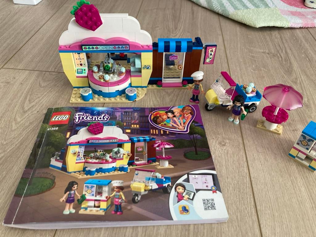 Lego Friends 41366 - Olivia's Cupcake Cafe, Ophalen, Zo goed als nieuw, Complete set, Lego