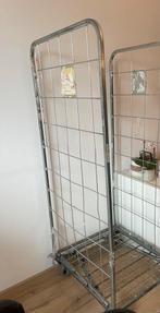 Metalen Transportkar / Rolcontainer, Doe-het-zelf en Verbouw, Transportwagens, 100 liter of meer, Ophalen of Verzenden, Gebruikt