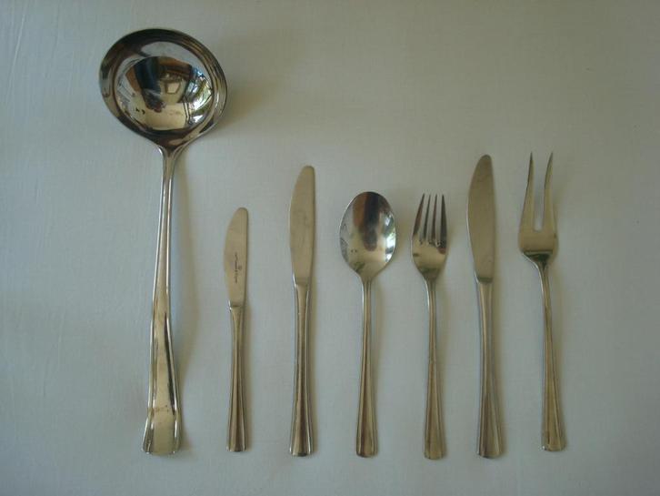 KELTUM 18-8 Cindy S24 en S22 Fleuri, Antiek en Kunst, Antiek | Bestek, Ophalen of Verzenden