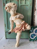 Prachtige oude engel cherubijn putti, Antiek en Kunst, Antiek | Religie, Ophalen of Verzenden
