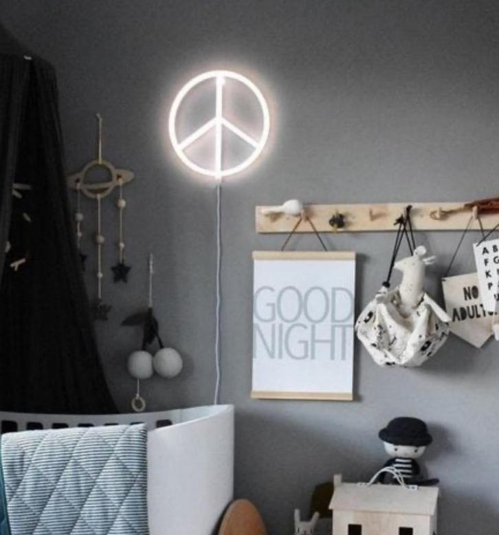 Lamp peace, Huis en Inrichting, Lampen | Wandlampen, Zo goed als nieuw, Ophalen of Verzenden