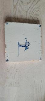 Delfts Blauwe Tegel met Cupido, Ophalen of Verzenden