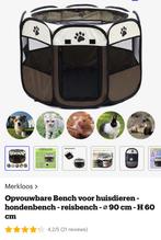Puppy bench, Dieren en Toebehoren, Ophalen of Verzenden, Zo goed als nieuw, Minder dan 75 cm, Minder dan 65 cm