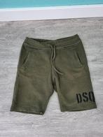 Dsquared2 korte broek short legergroen 134-140 ZGAN, Ophalen of Verzenden, Zo goed als nieuw, Jongen, Overige typen