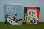2 boeken over KLM: Welcome aboard + KLM vlucht KL-50+speldje, Boek of Tijdschrift, Gebruikt, Ophalen of Verzenden
