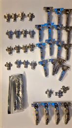 19 keuken scharnieren, Ophalen of Verzenden, Gebruikt