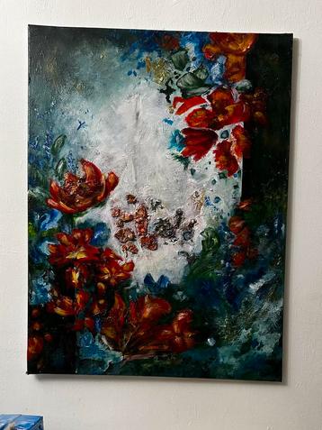 Schilderij met leuke details  beschikbaar voor biedingen
