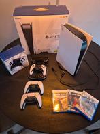 Playstation 5, slim disc edit. 825mb (inc edge & 2 control.), Spelcomputers en Games, Ophalen of Verzenden, Zo goed als nieuw