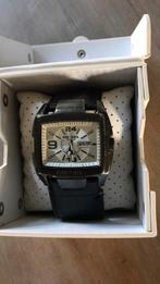 Diesel horloge met leren band in origineel doosje, Sieraden, Tassen en Uiterlijk, Horloges | Heren, Ophalen of Verzenden, Zo goed als nieuw