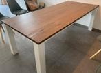 Houten Eettafel, Huis en Inrichting, Tafels | Eettafels, Ophalen, Gebruikt, 100 tot 150 cm, Eikenhout