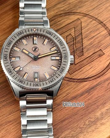 Zelos Blacktip Diver Desert Sand Limited Edition 200 Stuks. beschikbaar voor biedingen