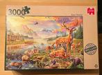 Hertjes Puzzel van Jumbo 3000 stukjes, Hobby en Vrije tijd, Ophalen of Verzenden, Meer dan 1500 stukjes, Zo goed als nieuw, Legpuzzel