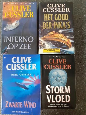 Clive Cussler, 4 boeken vanaf €3,50  beschikbaar voor biedingen