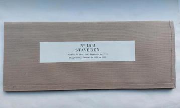 15B stafkaart uit 1956 Staveren met o.a.  Koudum Enkhuizen beschikbaar voor biedingen