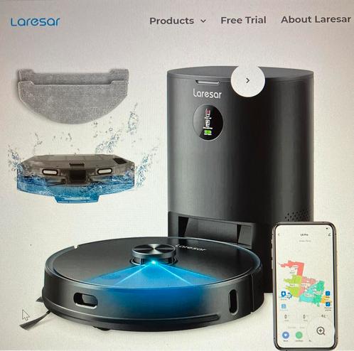 Laresar L6 Pro Robot Vacuum cleaner, Witgoed en Apparatuur, Stofzuigers, Zo goed als nieuw, Robotstofzuiger, Minder dan 1200 watt