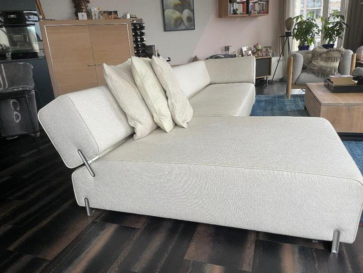 Design bank groot formaat, Huis en Inrichting, Banken | Bankstellen, Zo goed als nieuw, Hoekbank, Vierpersoons of meer, 250 tot 300 cm