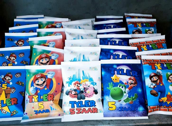 Chips traktatie gepersonaliseerd, Hobby en Vrije tijd, Feestartikelen, Nieuw, Verjaardag, Ophalen of Verzenden