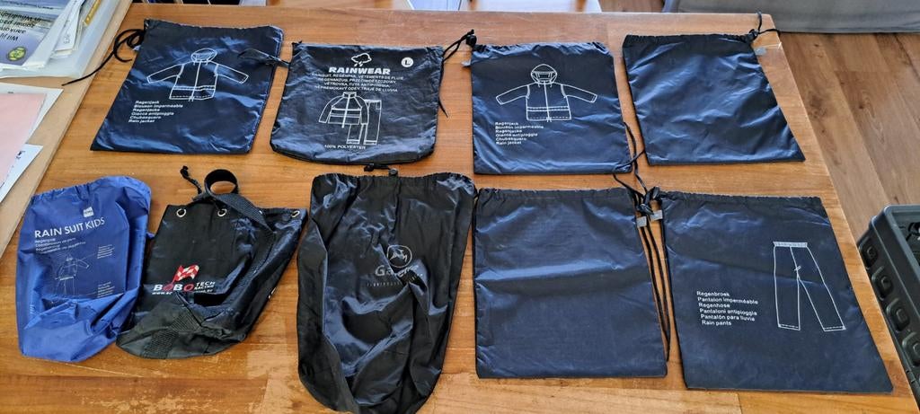 Zakjes voor regenkleding, Kleding | Dames, Overige typen, Zwart, Diverse, Ophalen of Verzenden