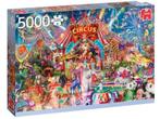 Circus puzzel 5000 stukjes, Hobby en Vrije tijd, Denksport en Puzzels, Ophalen of Verzenden, Meer dan 1500 stukjes, Zo goed als nieuw
