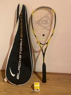 Squash raket Dunlop Blackstorm Graphite + squashbal, Ophalen of Verzenden, Zo goed als nieuw