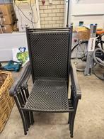 Nette tuinset met 6 stoelen en kussens., Ophalen, Zo goed als nieuw