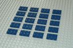 L060 Plaatjes 2x3 donker blauw 20 st., Ophalen of Verzenden, Nieuw, Losse stenen, Lego