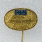 SP0684 Speldje Castella Actief Blauw, Verzamelen, Ophalen of Verzenden, Gebruikt, Overige onderwerpen