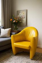 Leolux Sjamaan Fauteuil Geel Designklassieker in topstaat!, Ophalen of Verzenden, Zo goed als nieuw, 75 tot 100 cm