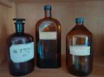 oude glazen  apothekers flessen, Ophalen of Verzenden
