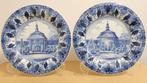 Duitsland - Delft - 2x wandbord [1002], Antiek en Kunst, Ophalen