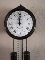 Koperen wandklok pendule Le Temps de Liege, Ophalen, Zo goed als nieuw, Analoog, Wandklok