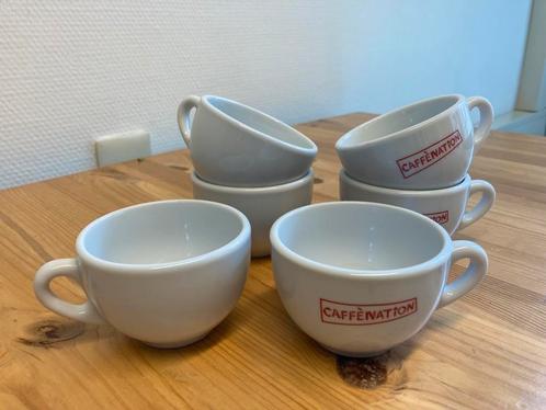 6 espresso-kopjes, Huis en Inrichting, Keuken | Servies, Gebruikt, Kop(pen) en/of Schotel(s), Overige stijlen, Aardewerk, Ophalen