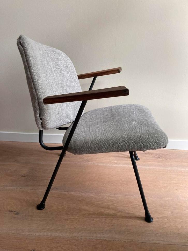 Gispen Kembo, retro, vintage, design fauteuil €169, Huis en Inrichting, Fauteuils, Gebruikt, 50 tot 75 cm, 75 tot 100 cm, Ophalen