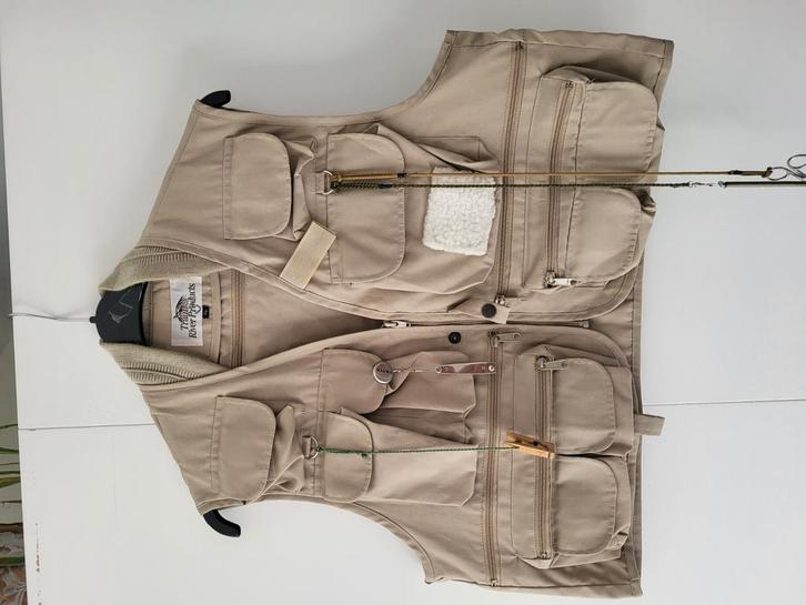 Vliegvis bodywarmer., Watersport en Boten, Hengelsport | Vliegvissen, Zo goed als nieuw, Overige typen, Ophalen of Verzenden