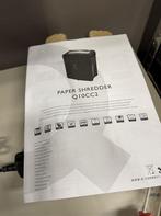 Papier shredder - Q10CC2 - tot 10 paginas gelijk, Nieuw, Ophalen of Verzenden