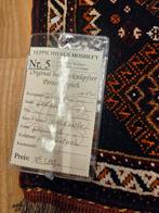 Vintage handgeknoopt perzisch tapijt qashqai 67x64, Info@SlatsAntiek.nl, 50 tot 100 cm, Perzisch, Rechthoekig