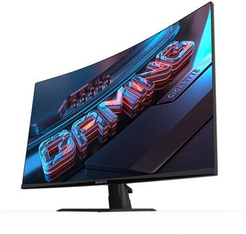 Gigabyte monitor, 32 inch curved 1440p beschikbaar voor biedingen