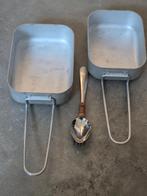 RVS Etensblik set MvD Etensblik, Veld RVS,, Verzamelen, Militaria | Algemeen, Ophalen of Verzenden, Landmacht, Nederland, Overige typen