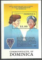 Dominica Mi nr blok 162 postfris Scouting, Verzenden, Postfris, Overige thema's