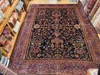Vintage handgeknoopt perzisch tapijt sarough antiek 356x275, Info@SlatsAntiek.nl, Perzisch, Antiek, 200 cm of meer